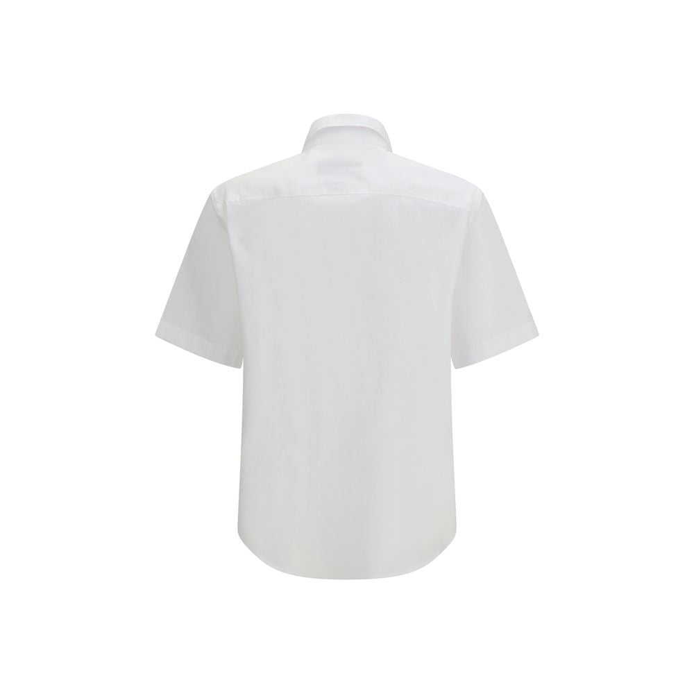 Versace Jeans White Cotton Shortsleeve Shirt | Regal Royce