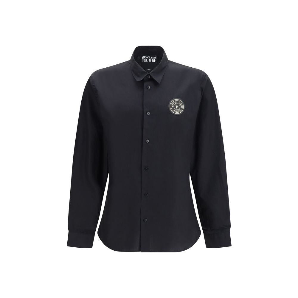 Versace Jeans Black Cotton Dress Shirt | Regal Royce