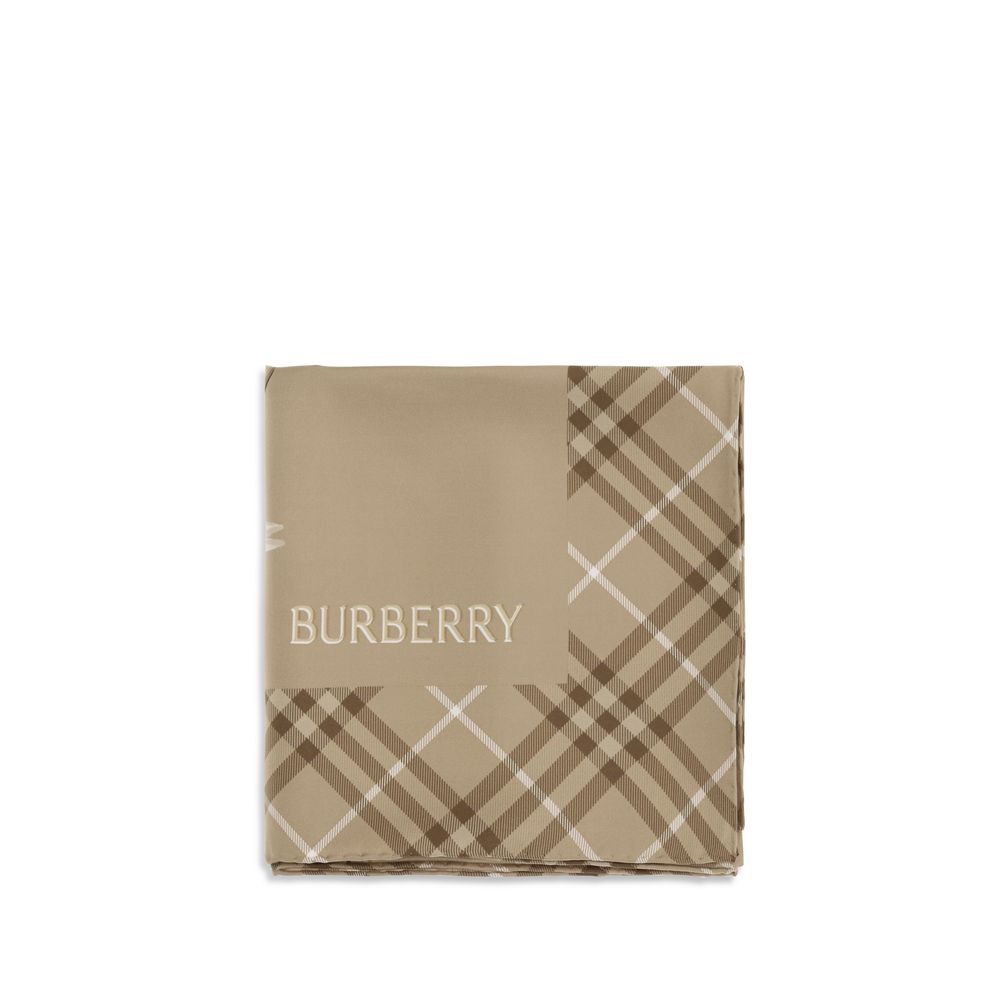 Burberry Beige Silk Scarf | Regal Royce