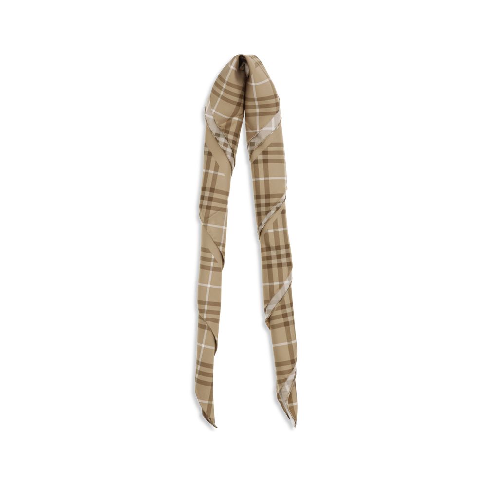 Burberry Beige Silk Scarf | Regal Royce