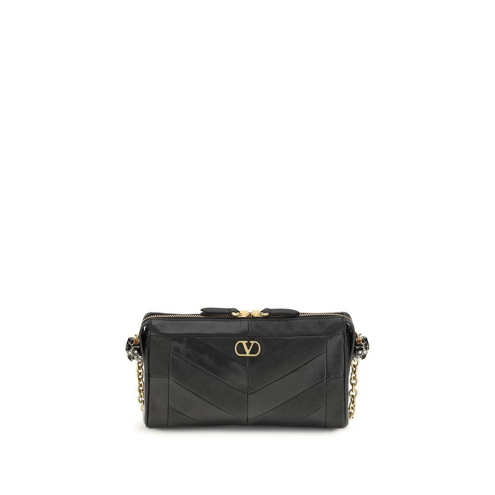Valentino Garavani Black Lamb Ovis Aries Aries Shoulder Bag | Regal Royce