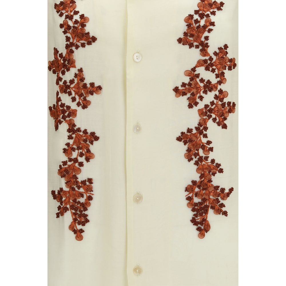 Baziszt Bicolor Cotton Pattern Shirt | Regal Royce