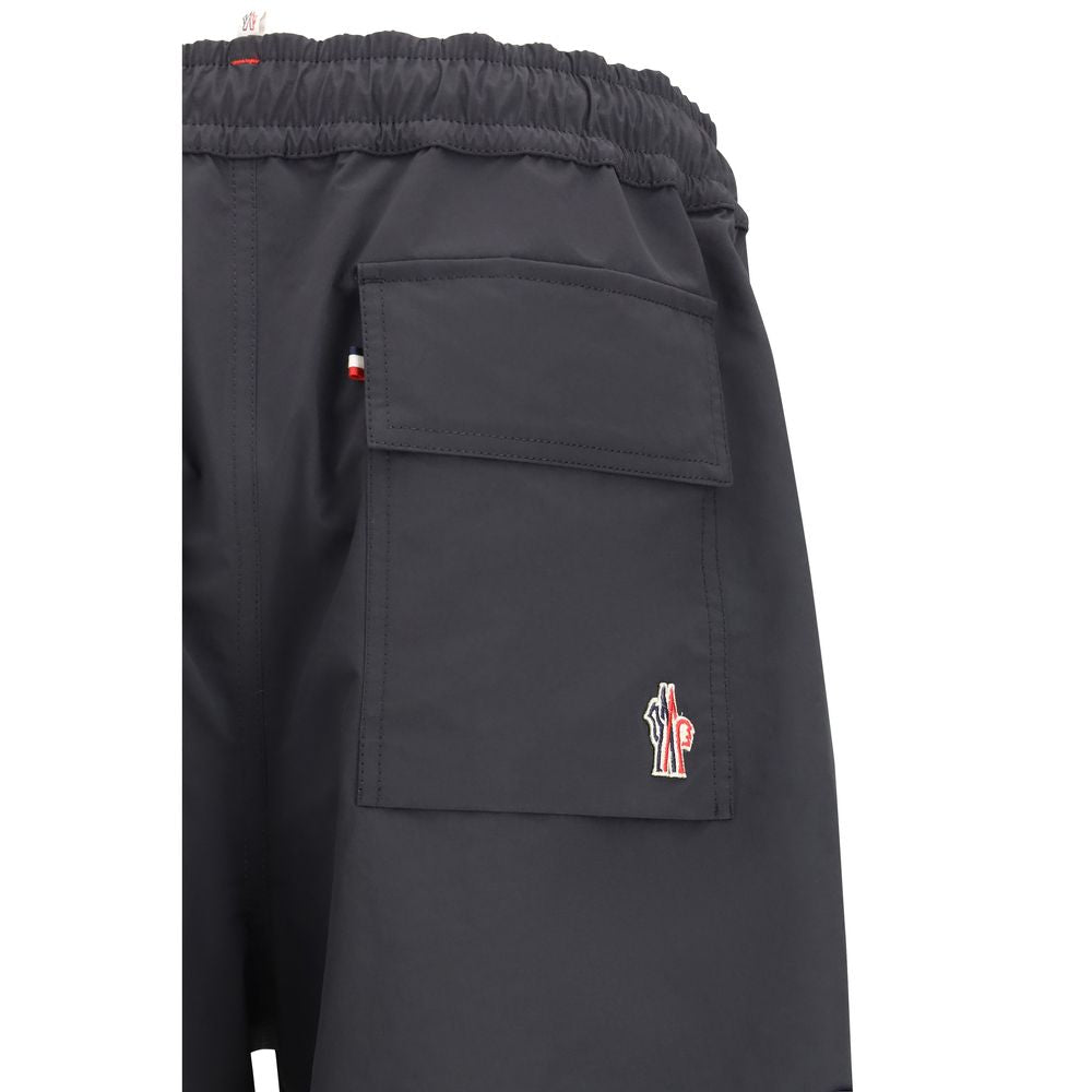 Moncler Grenoble Black Polyester Bermuda Shorts | Regal Royce