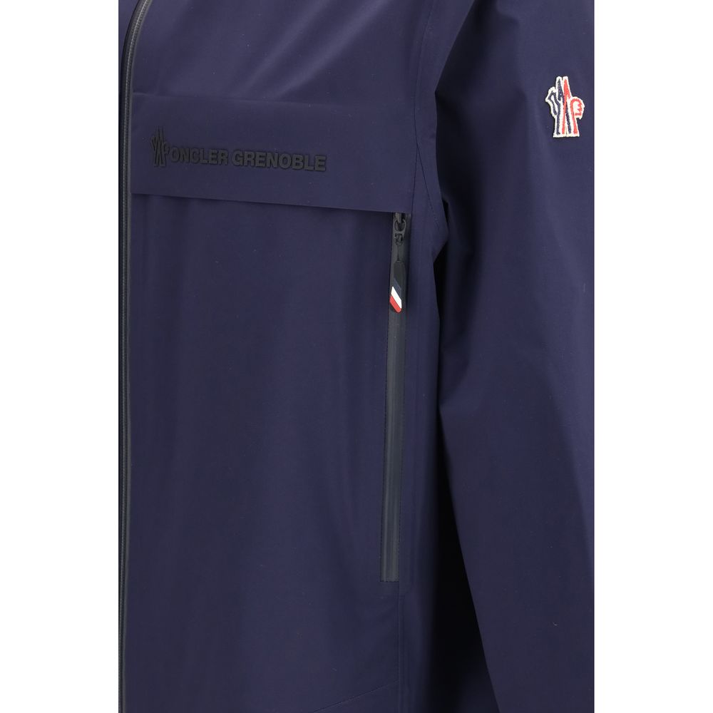Moncler Grenoble Blue Polyamide Shell Jacket | Regal Royce