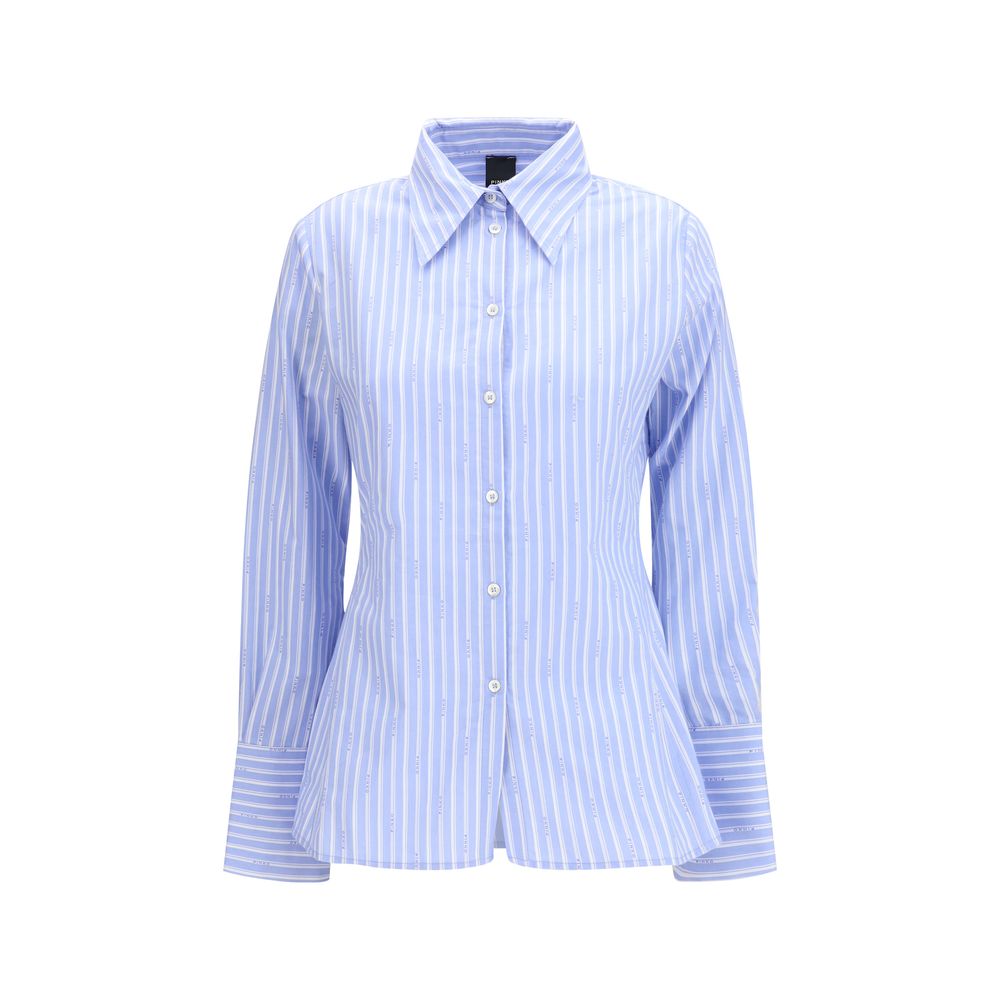 PINKO Blue Cotton Pattern Shirt | Regal Royce
