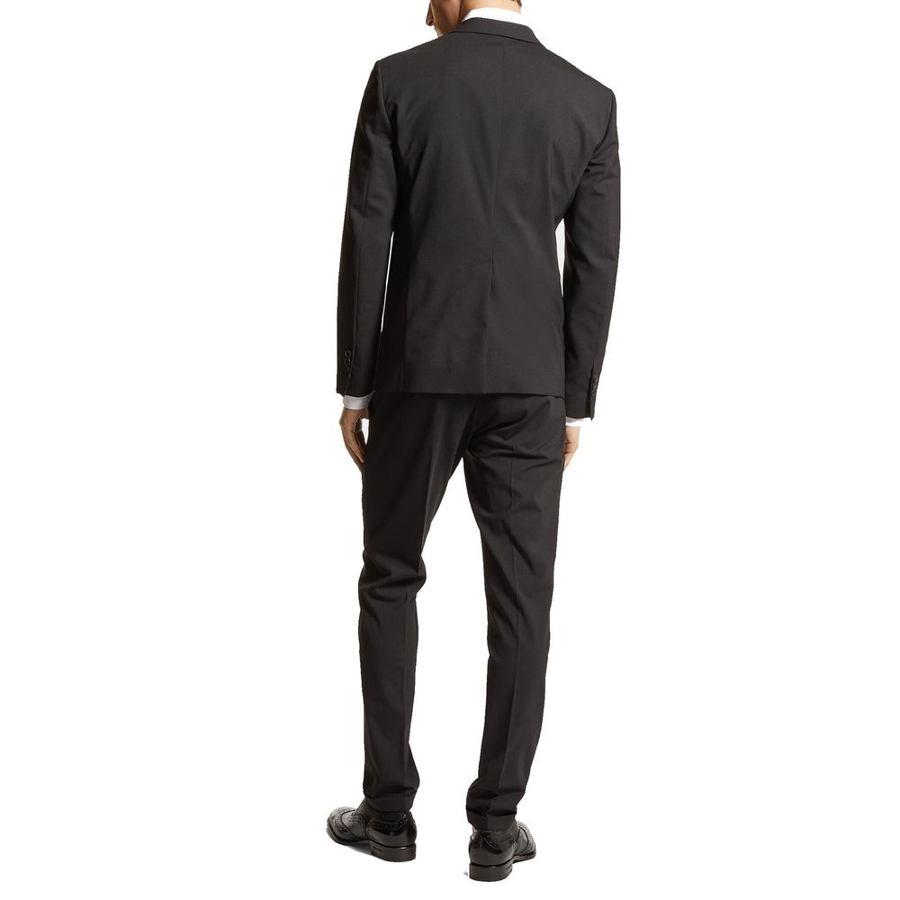 Dsquared² Black Elastane Two-Piece Suit | Regal Royce