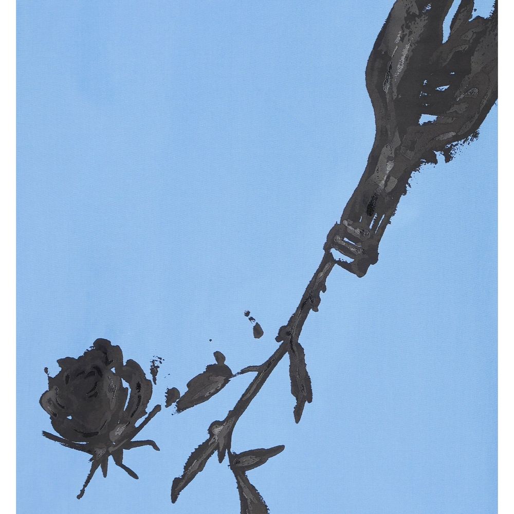 Prada Blue Cotton Pattern Shirt | Regal Royce