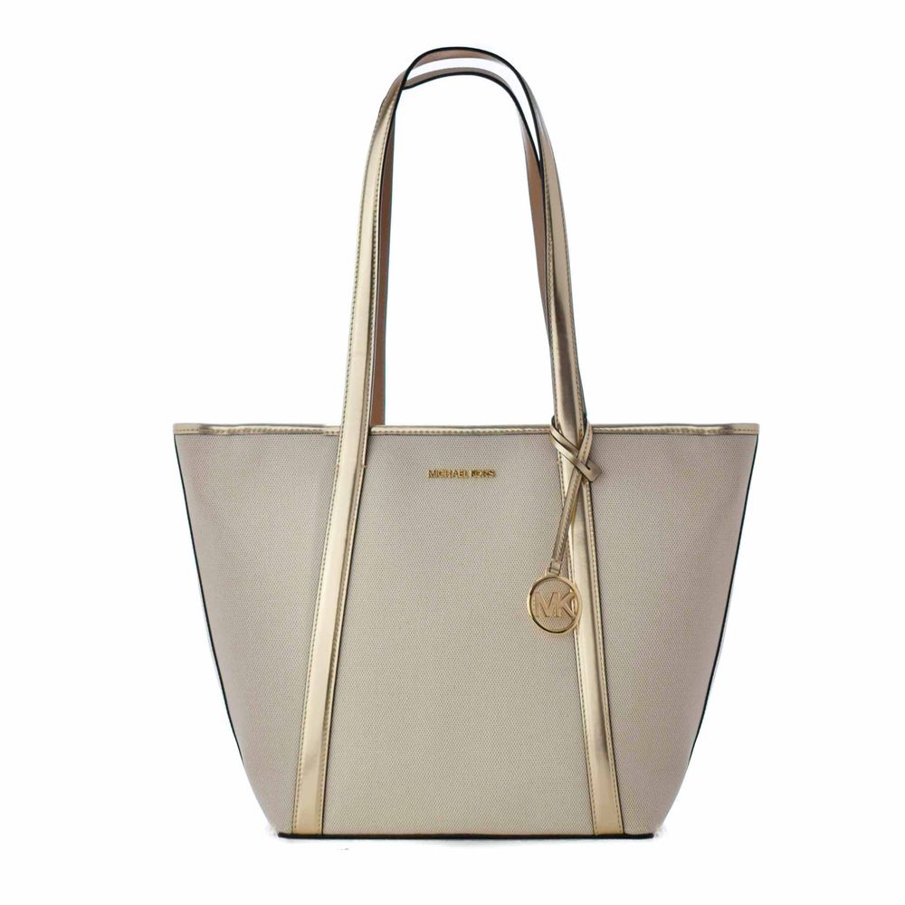 Michael Kors Gold Canvas Tote Bag | Regal Royce