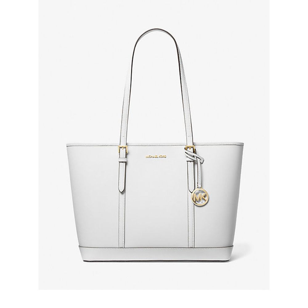 Michael Kors White Leather Tote Bag | Regal Royce