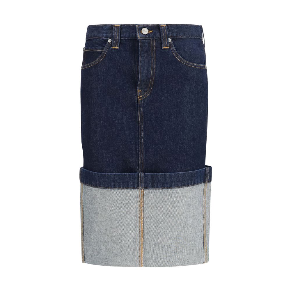 Khaite Blue Denim Skirt | Regal Royce