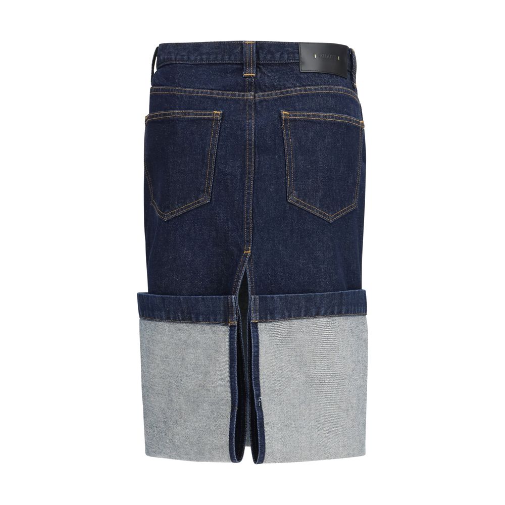 Khaite Blue Denim Skirt | Regal Royce