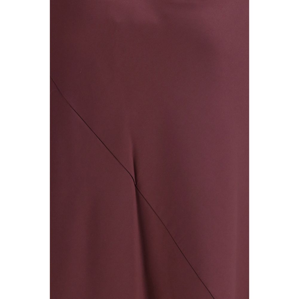 PINKO Bordeaux Marabou Casual Dress | Regal Royce