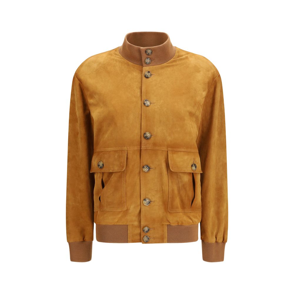 Valstar Brown Goatskin Bomber | Regal Royce