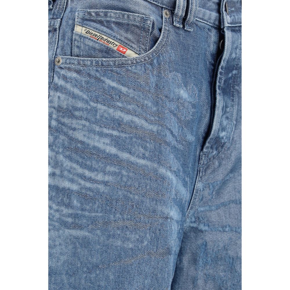 Diesel Blue Cotton Relaxed Fit Jeans | Regal Royce