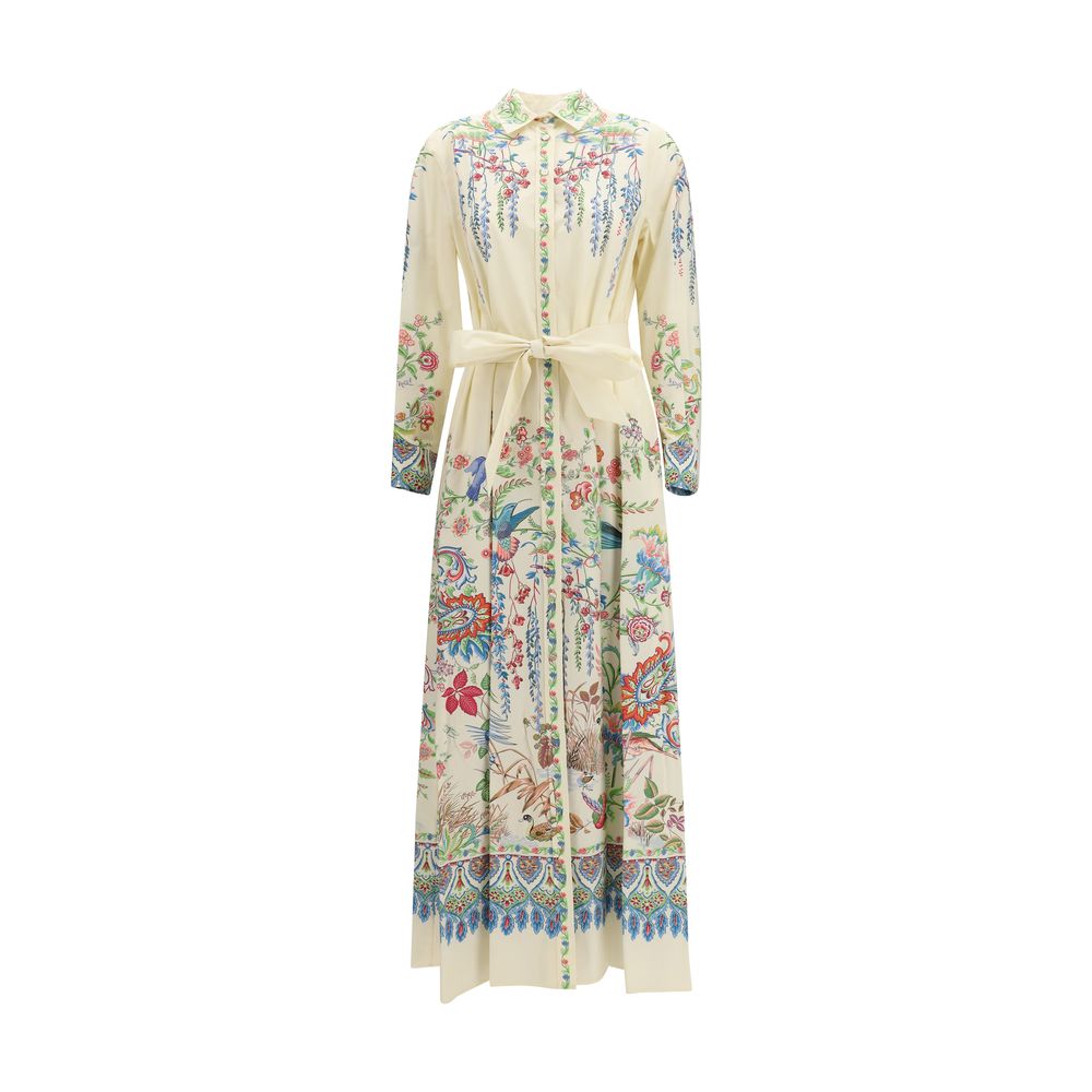 Etro White Cotton Casual Dress | Regal Royce