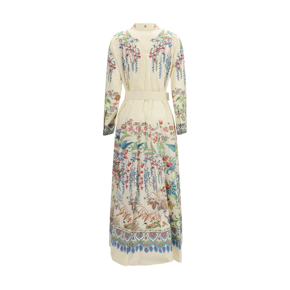 Etro White Cotton Casual Dress | Regal Royce