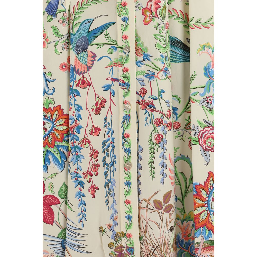 Etro White Cotton Casual Dress | Regal Royce