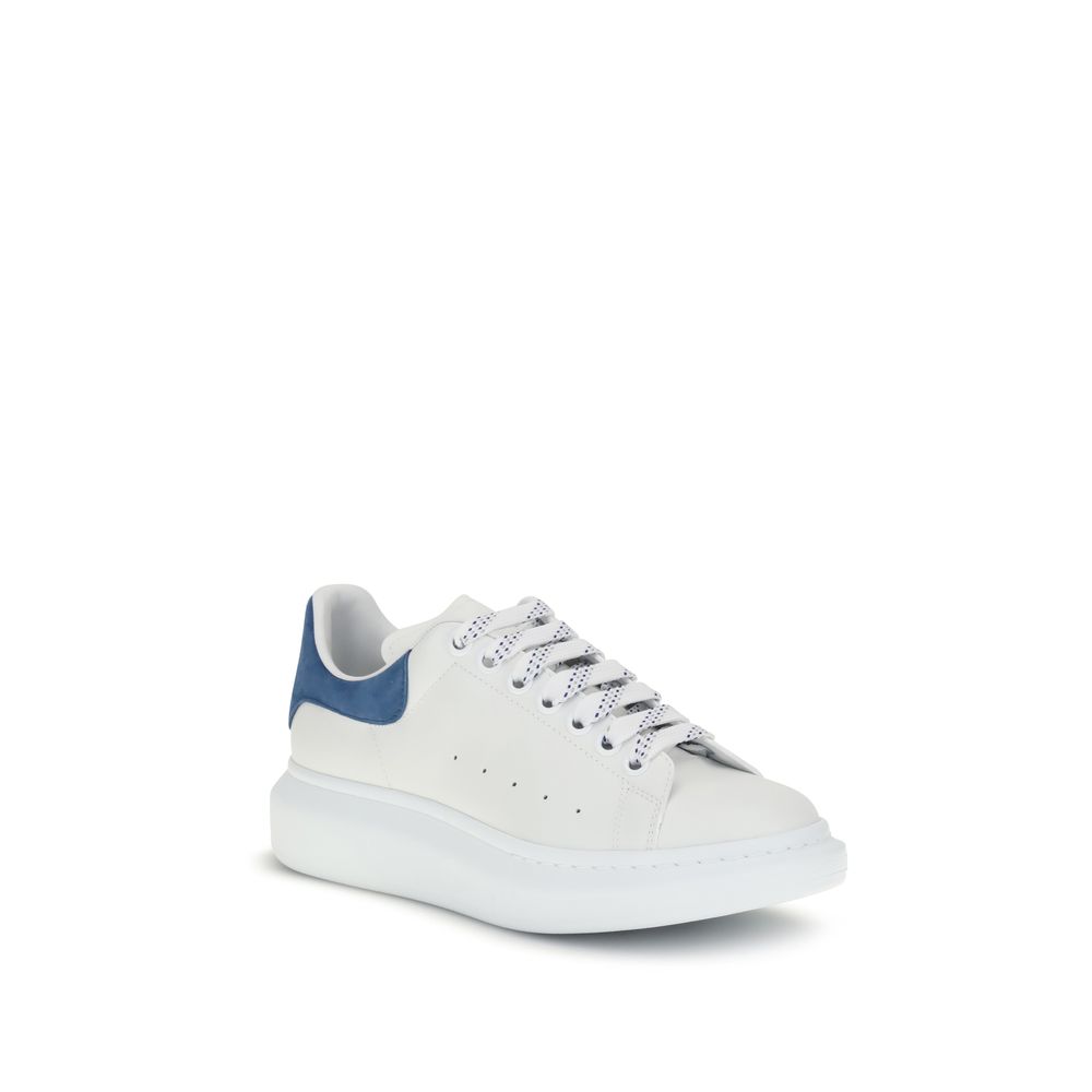 Alexander McQueen White Calf Leather Bos Taurus Platform Sneakers | Regal Royce