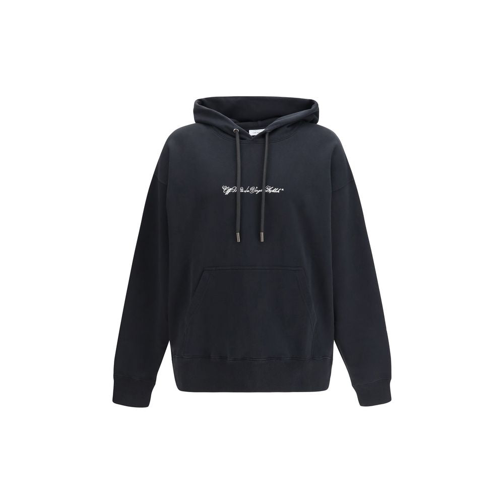 Off-White Black Cotton Sweatshirt | Regal Royce