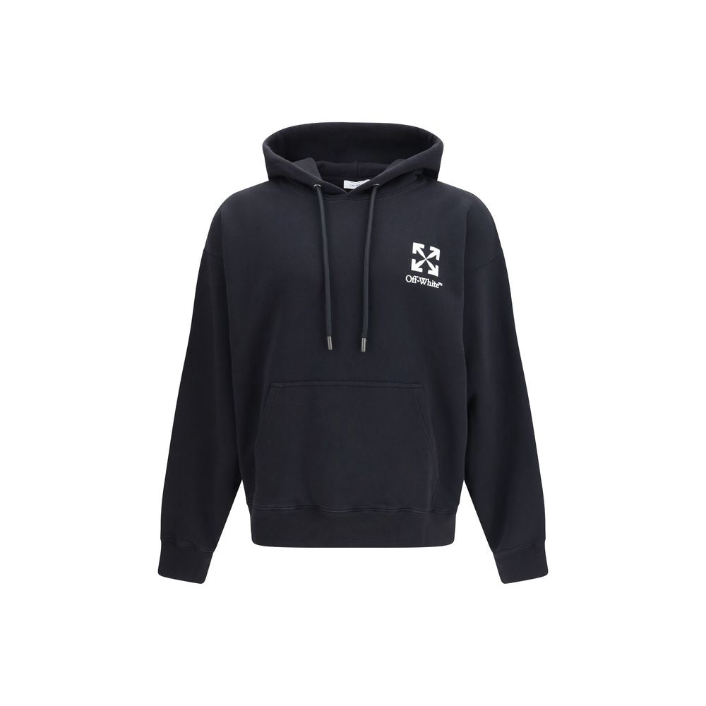 Off-White Black Cotton Sweatshirt | Regal Royce