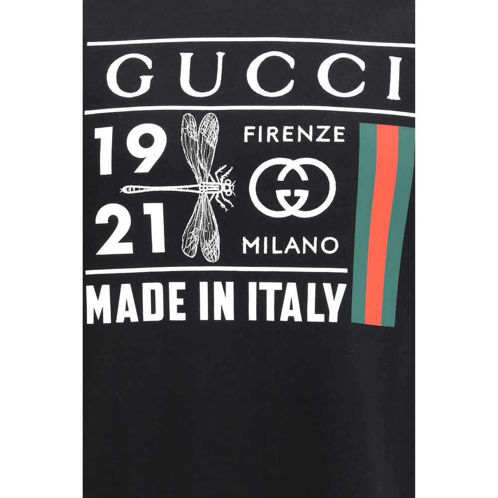 Gucci Black Cotton T-Shirt | Regal Royce