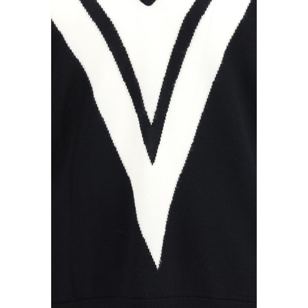 Valentino Black Wool Oves Aries Sweatshirt | Regal Royce