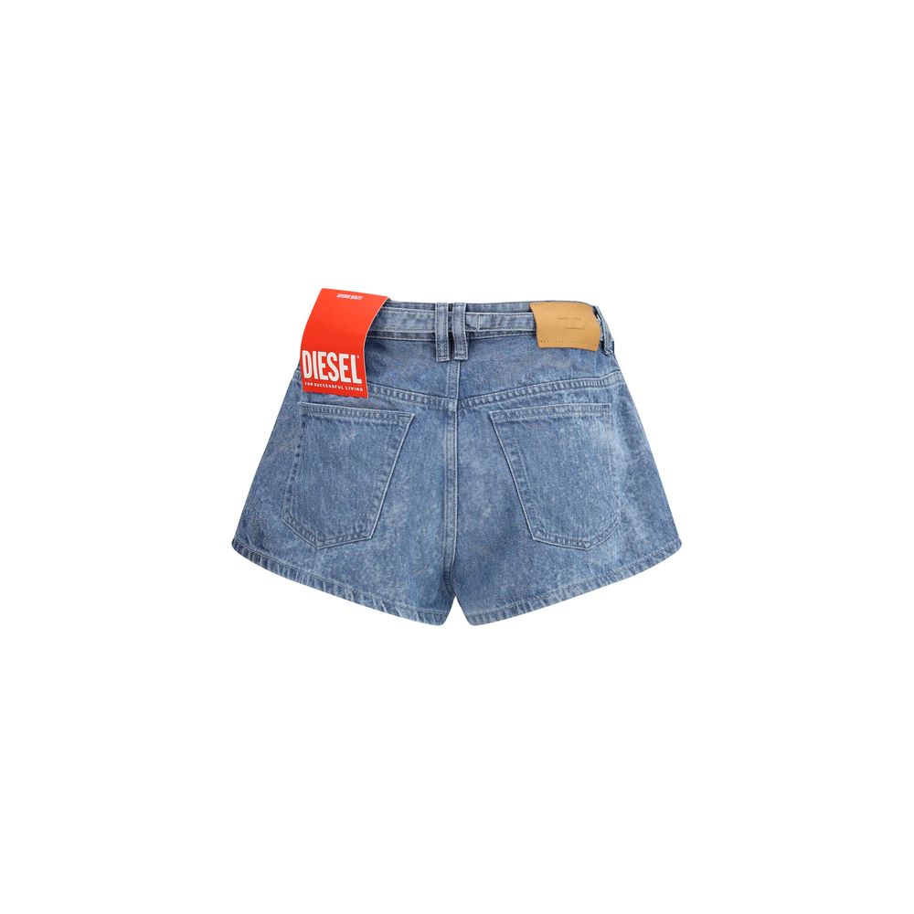Diesel Blue Cotton Bermuda Shorts | Regal Royce