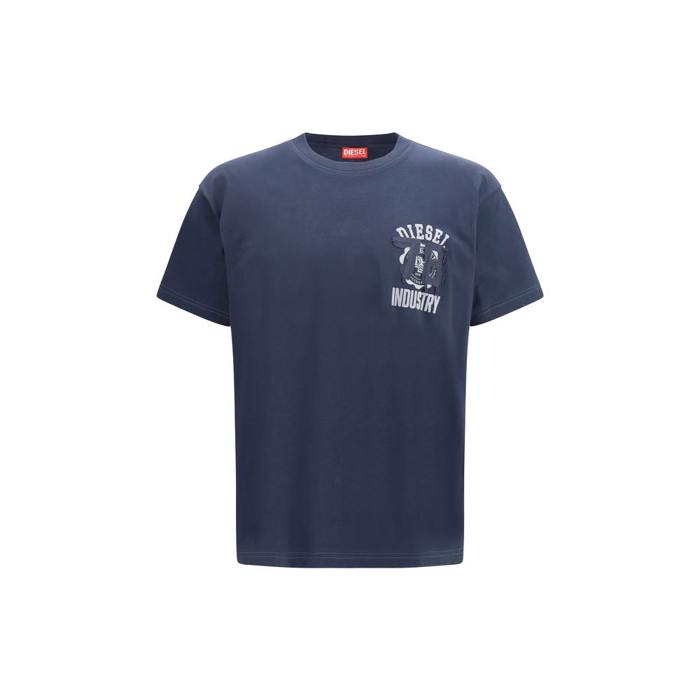 Diesel Blue Cotton T-Shirt | Regal Royce