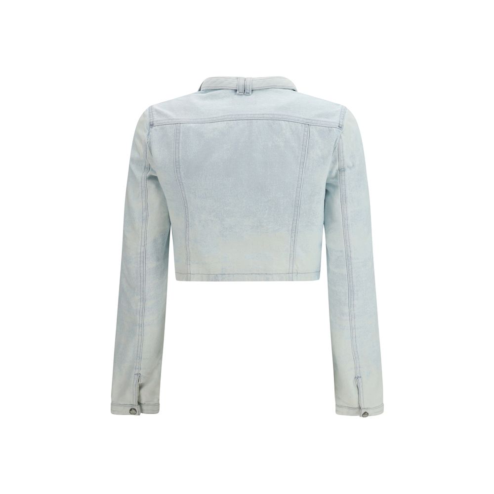 Diesel Blue Cotton Biker Jacket | Regal Royce