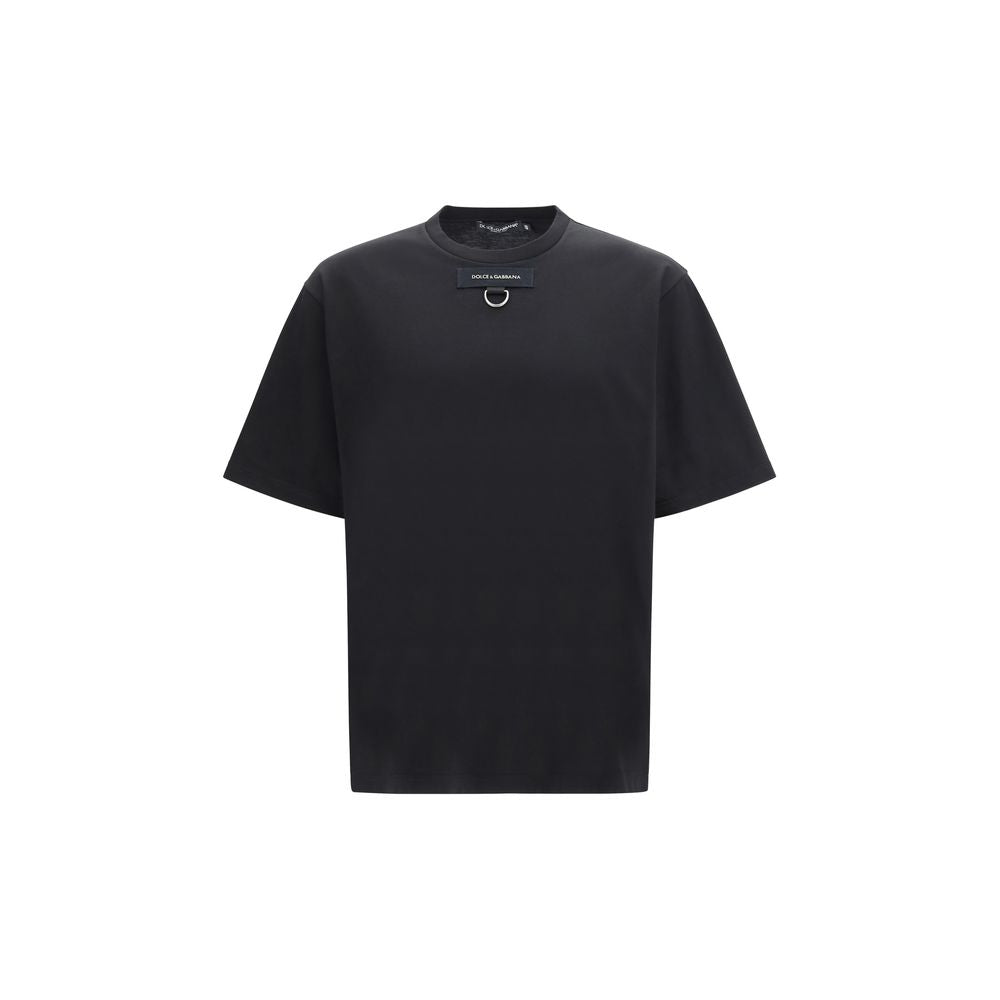 Dolce & Gabbana Black Cotton T-Shirt | Regal Royce