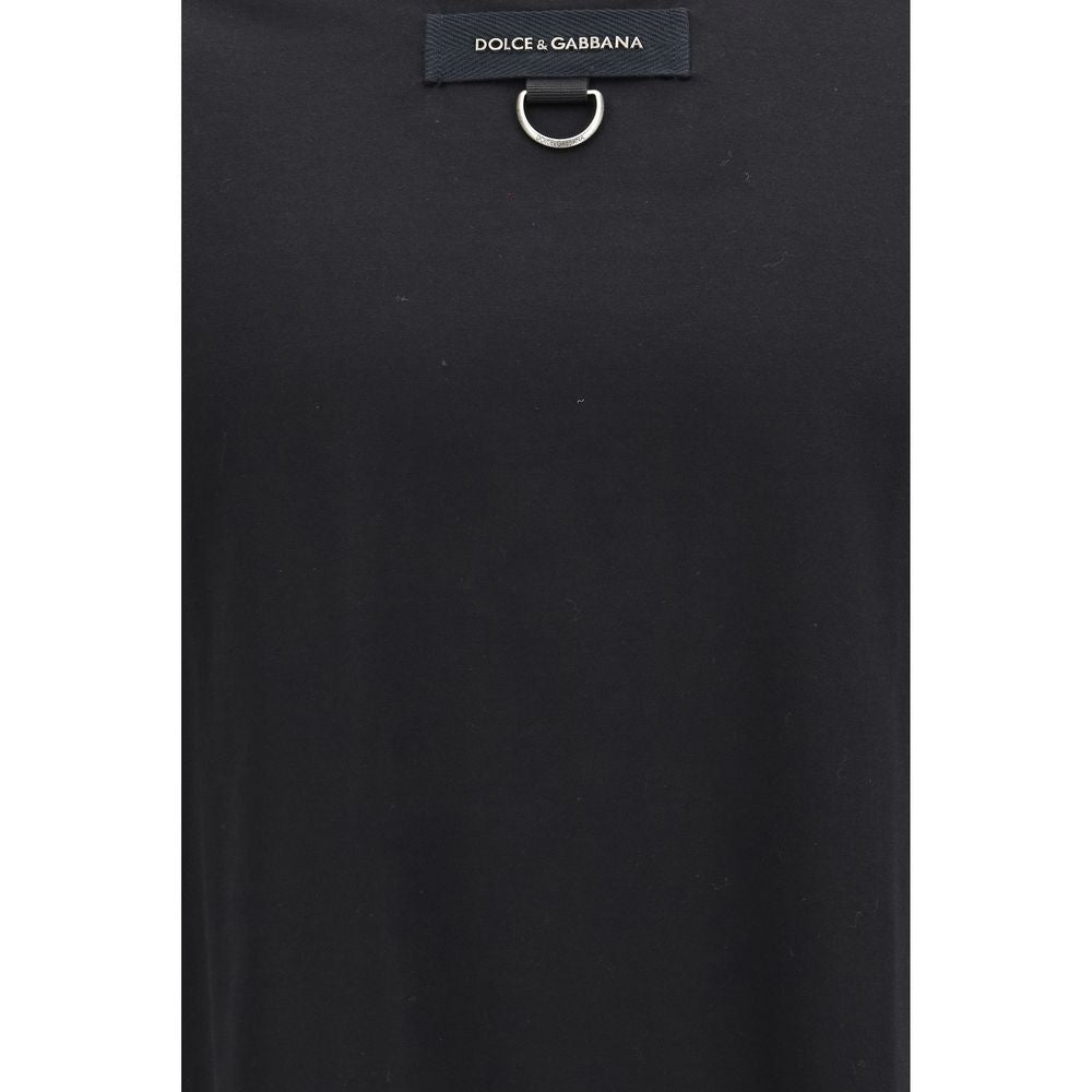 Dolce & Gabbana Black Cotton T-Shirt | Regal Royce