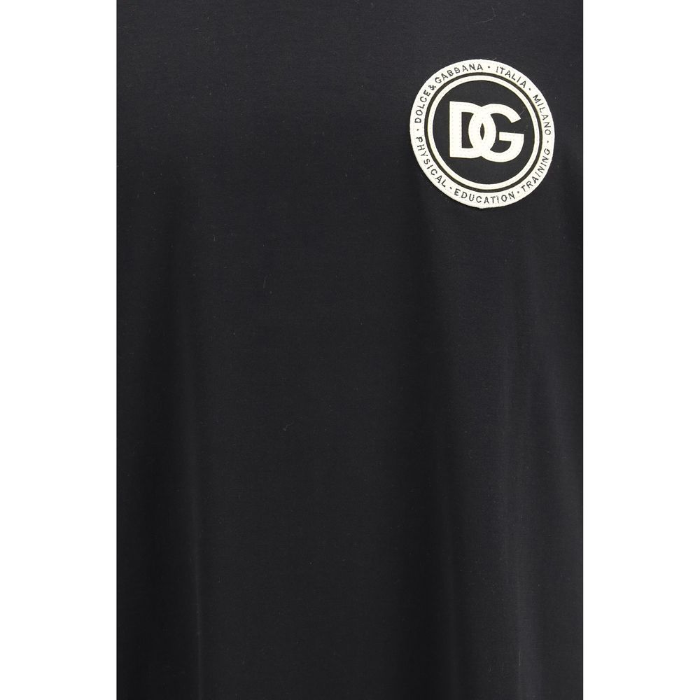 Dolce & Gabbana Black Cotton T-Shirt | Regal Royce