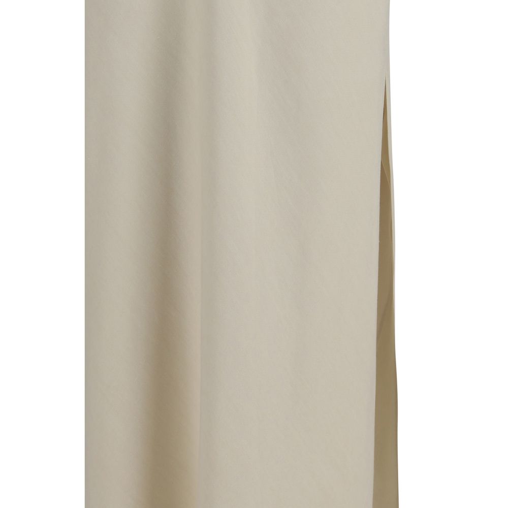 Brunello Cucinelli Beige Viscose Long Skirt | Regal Royce