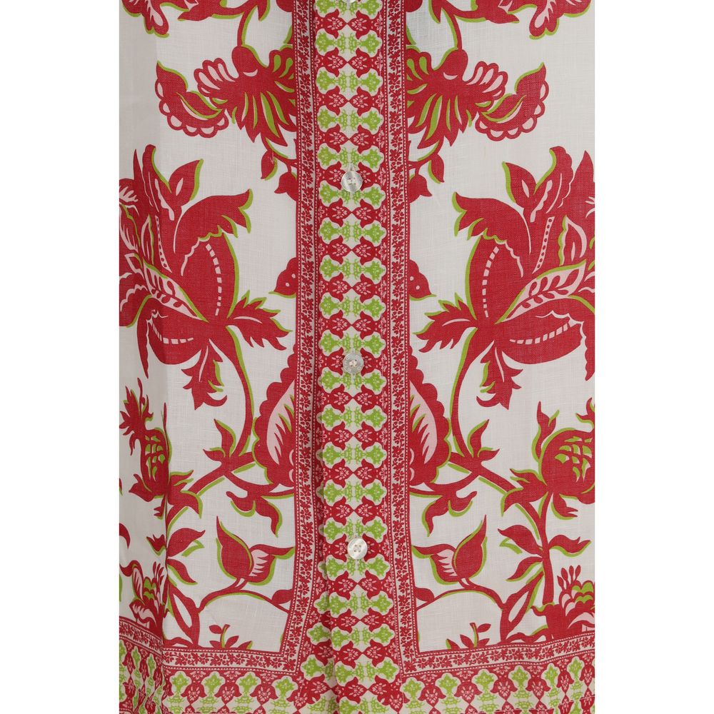 Etro Multicolor Linen Pattern Shirt | Regal Royce