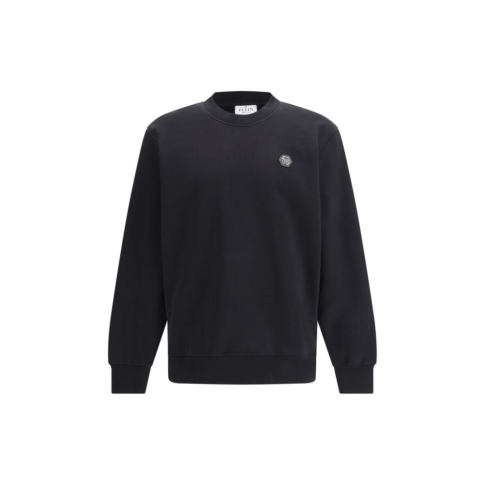 Philipp Plein Black Cotton Sweatshirt | Regal Royce
