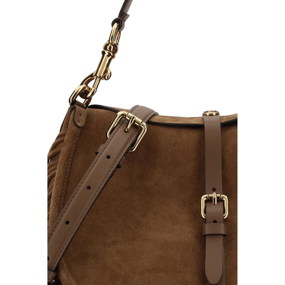 Etro Brown Calf Leather Bos Taurus Shoulder Bag | Regal Royce