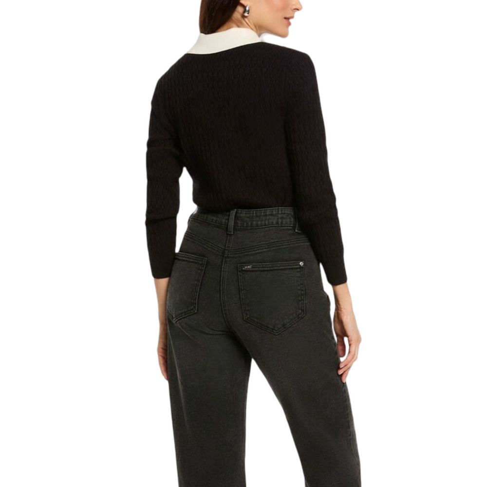 Morgan De Toi Black Viscose Sweatshirt | Regal Royce