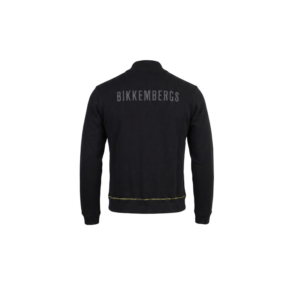 Bikkembergs Black Cotton Sweatshirt | Regal Royce