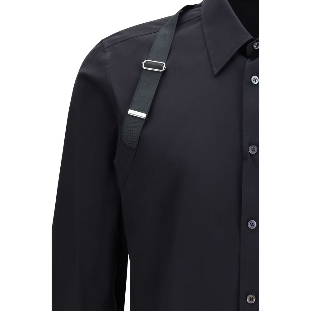 Alexander McQueen Black Cotton Dress Shirt | Regal Royce