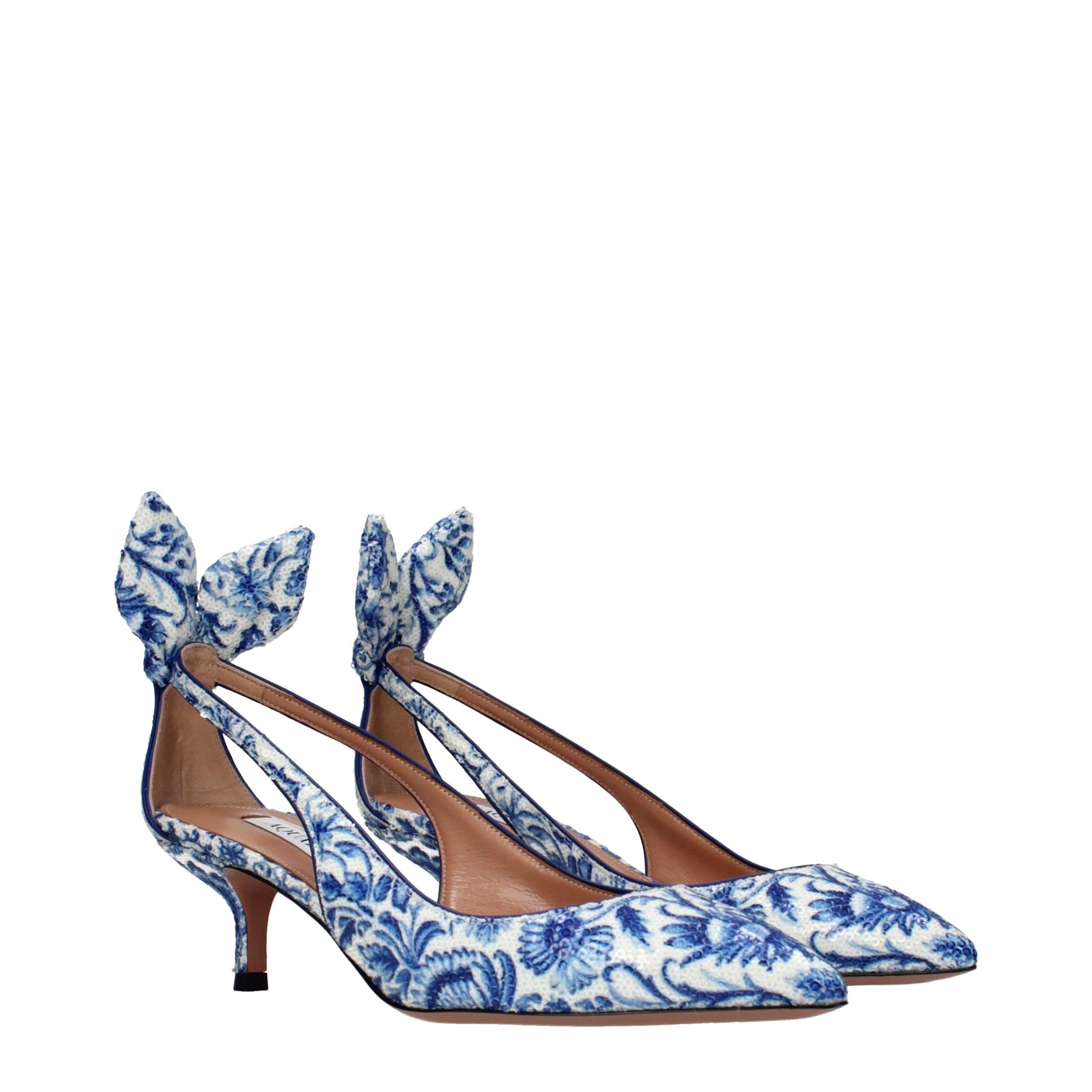 Aquazzura Blue Paillettes High Heel Pumps | Regal Royce