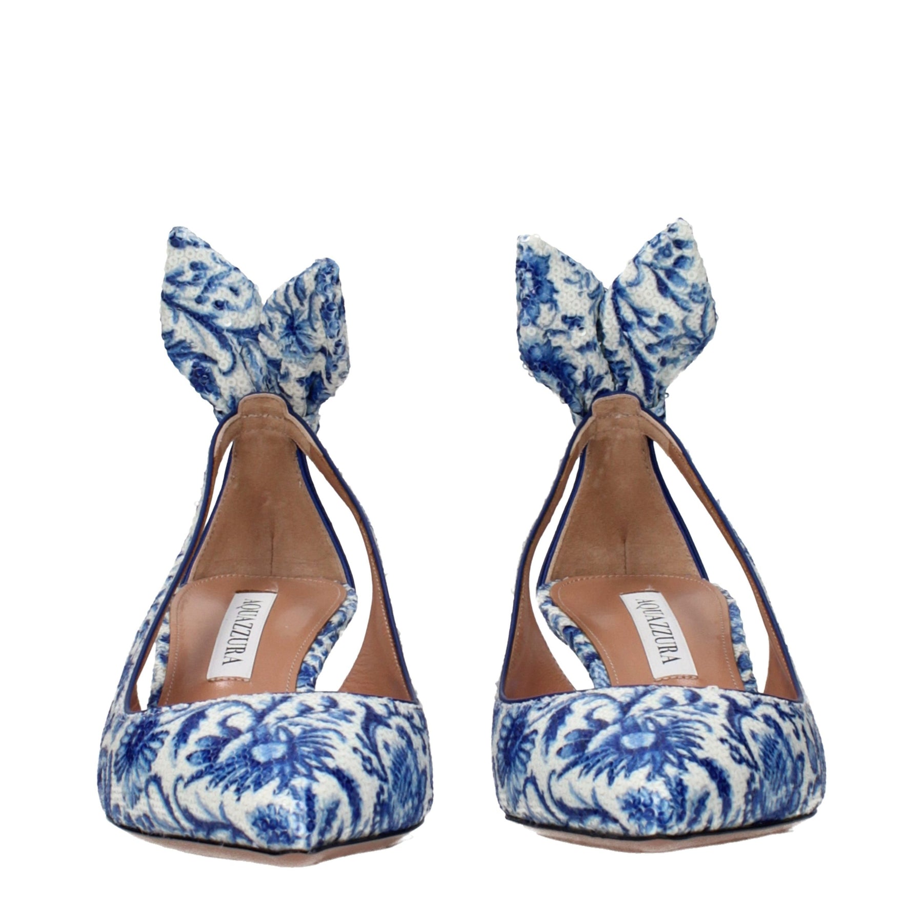 Aquazzura Blue Paillettes High Heel Pumps | Regal Royce