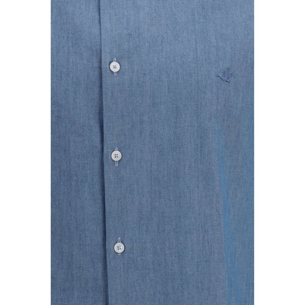 Brooksfield Blue Cotton Shirt | Regal Royce