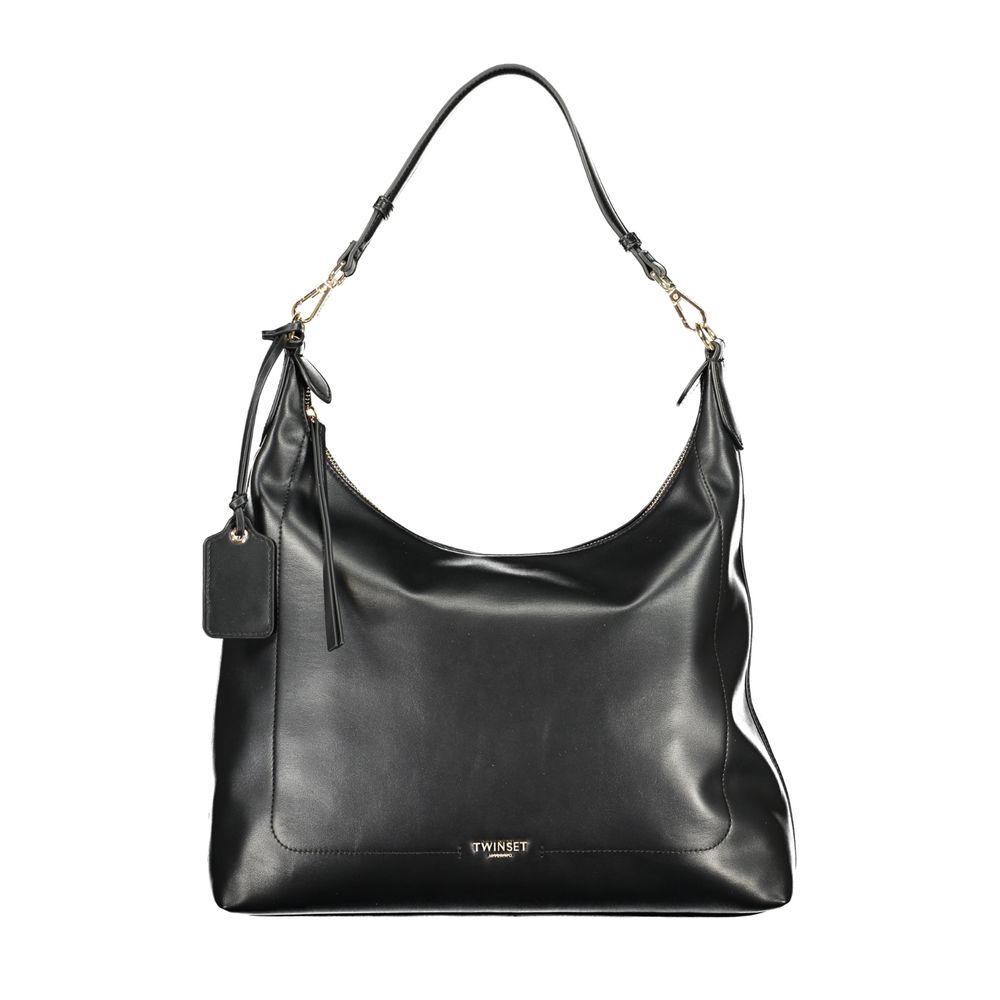 Twinset Nero Poliuretano Women Hobo Bag | Regal Royce