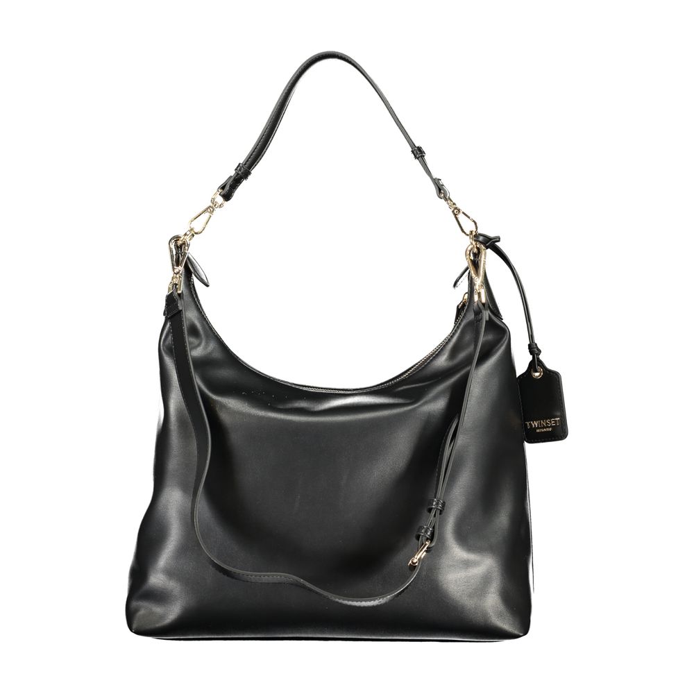 Twinset Nero Poliuretano Women Hobo Bag | Regal Royce
