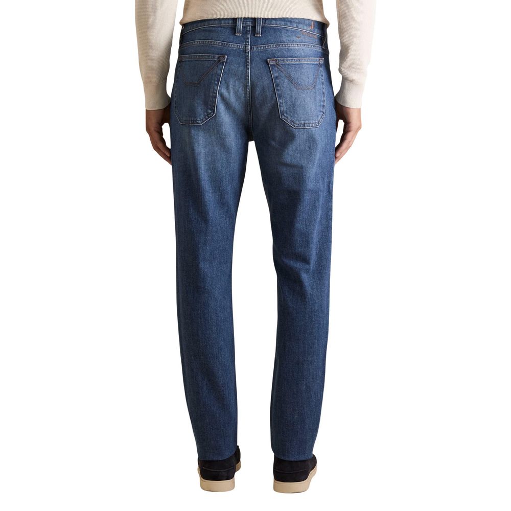 Jeckerson Light Blue Cotton Skinny Jeans | Regal Royce