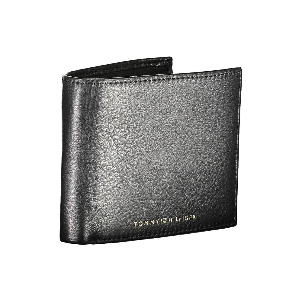 Tommy Hilfiger Black Leather Men Wallet | Regal Royce