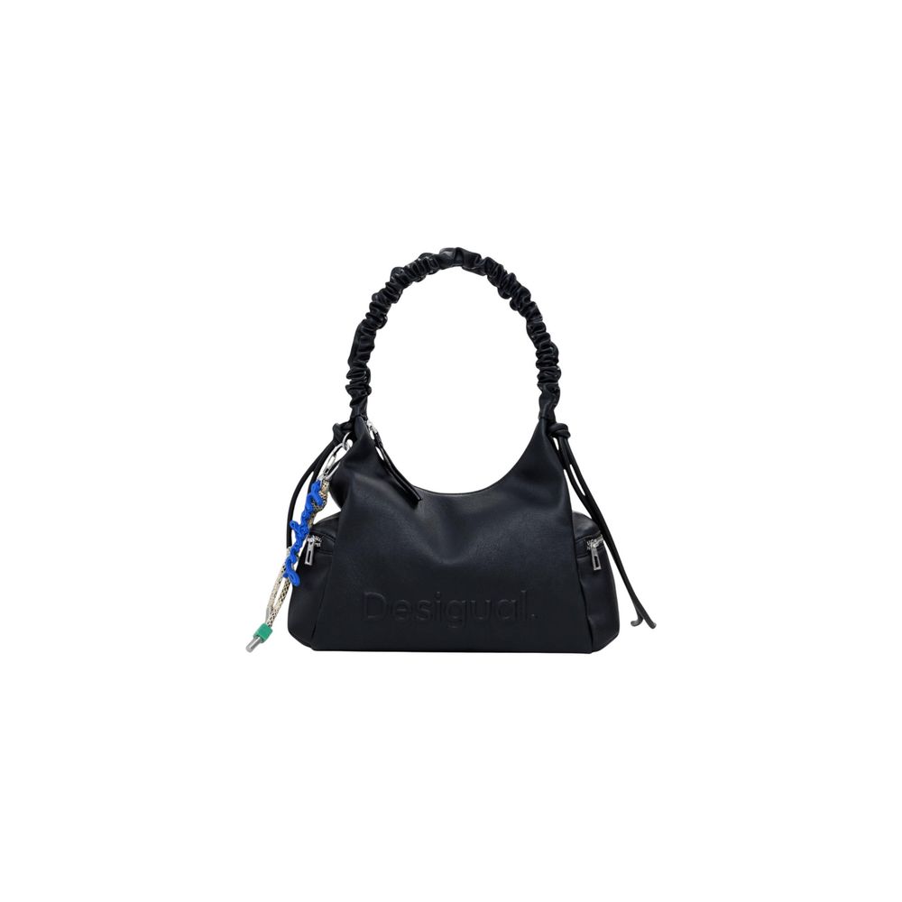 Desigual Black Polyethylene Handbag | Regal Royce