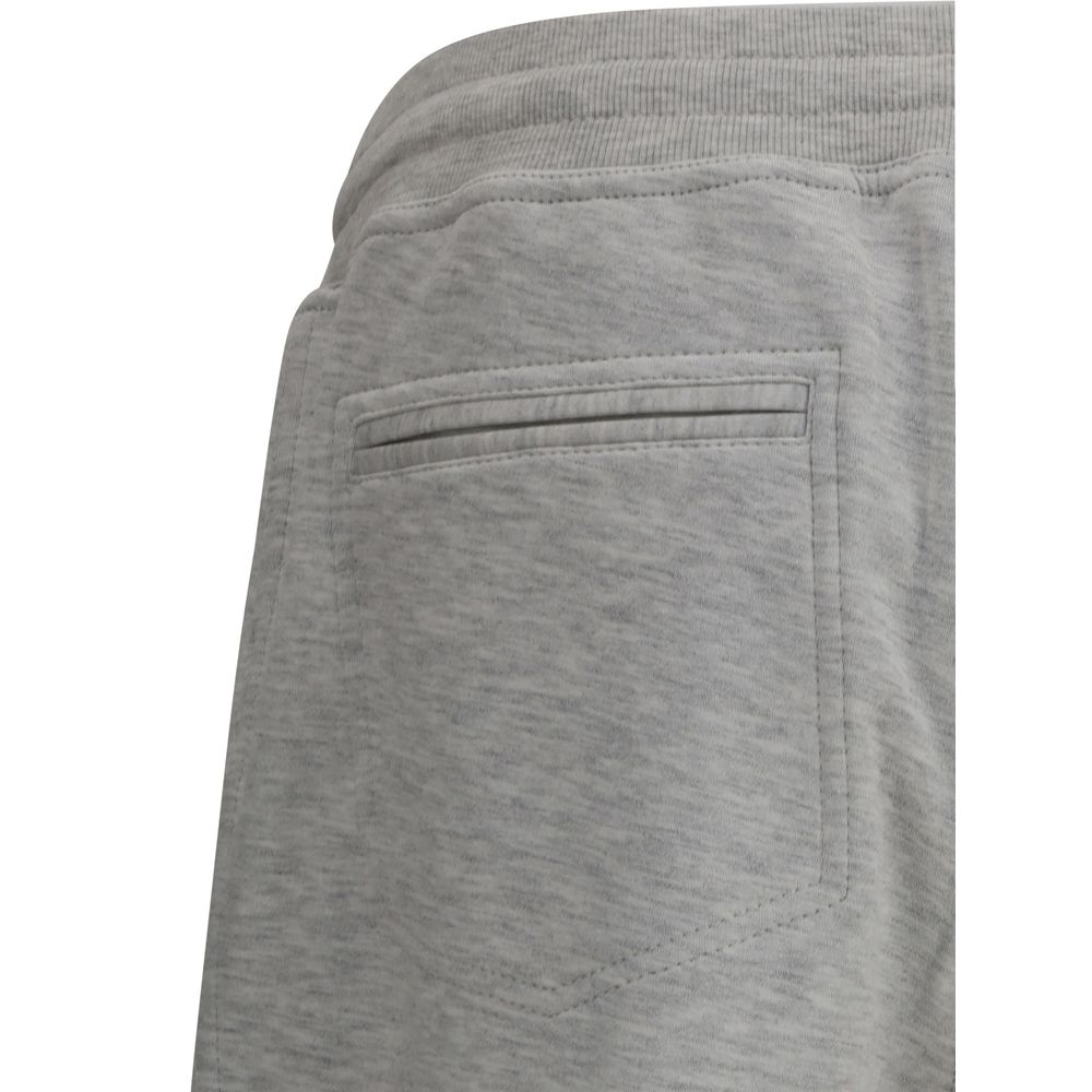 Brunello Cucinelli Gray Cotton Joggers (Workout Pants) | Regal Royce