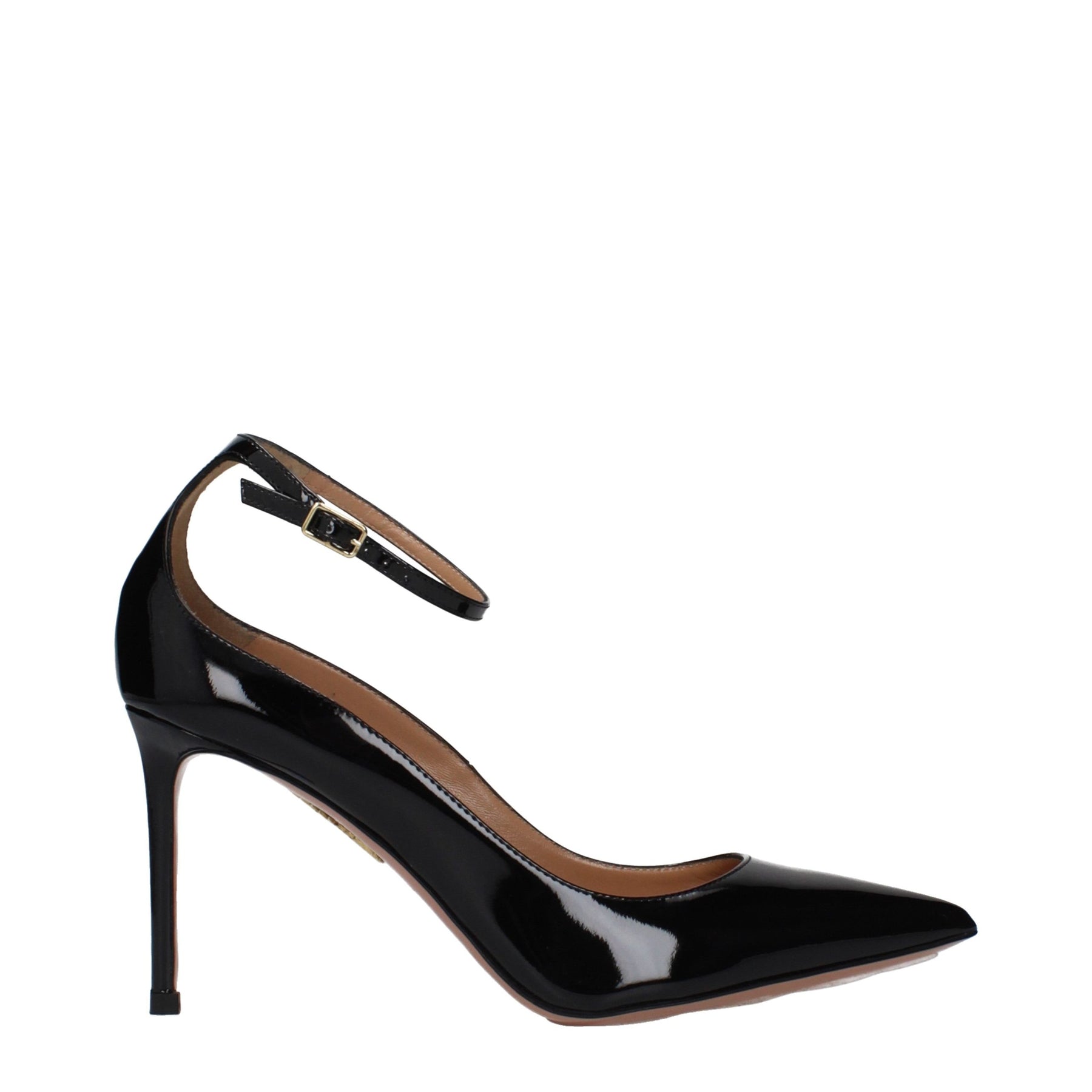 Aquazzura Black Leather High Heel Pumps | Regal Royce