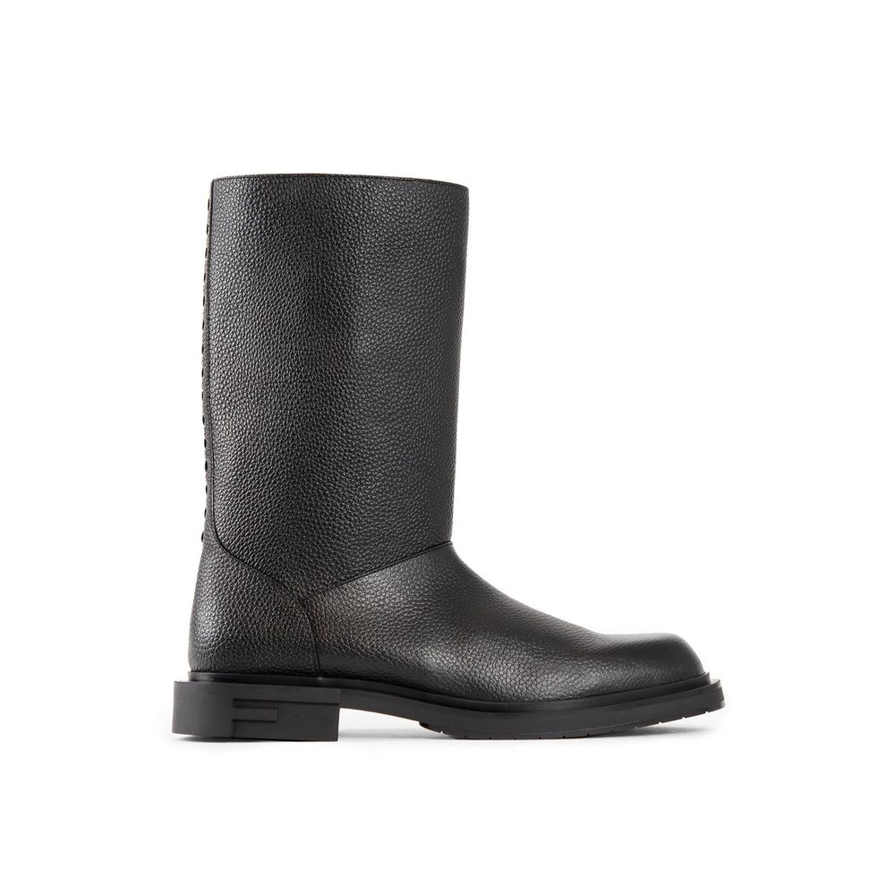 Fendi Black Calfskin Boots | Regal Royce